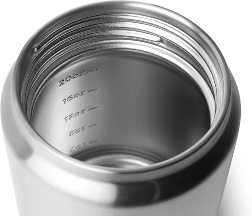 Vista 5 de YETI Rambler - Tarro de alimentos de 24 onzas, aislado al vacío, acero inoxidable, con tapa hermética, acero inoxidable