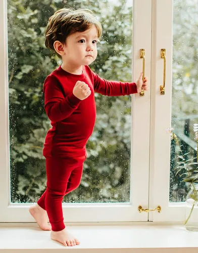 Vista 4 de VAENAIT BABY - Conjunto de pijama a cuadros Buffalo a juego para niños, adultos, parejas familia,para Halloween, Navidad.