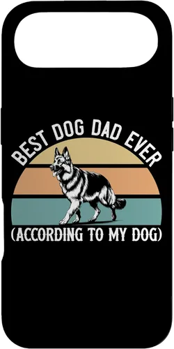 Vista 26 de German Shepherd Best Dog Dad Ever According to My Dog, GSD Case for iPhone XR