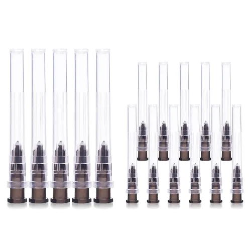 Vista 13 de Aguja de calibre 20 de 1.5 pulgadas con tapa Luer Lock dispensadora accesorios, paquete de 100