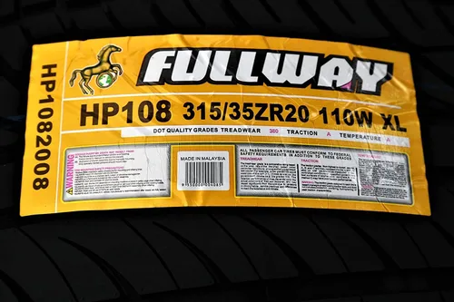 Vista 5 de Fullway HP108 - Juego de 2 neumáticos radiales de alto rendimiento para camiones/SUV para todas las estaciones 315/35R20 315/35ZR20 315/35/20