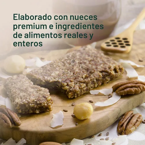 Vista 7 de Prolon Barras de ayuno 0.18 oz de proteína, 0.17 oz de fibra Apto para dieta cetogénica, sin gluten, sin lácteos, a base de plantas Nutrición
