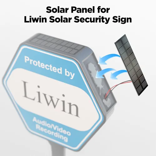 Vista 4 de Paneles solares para letrero de luz de calle, accesorios para letrero de luz de calle Liwin