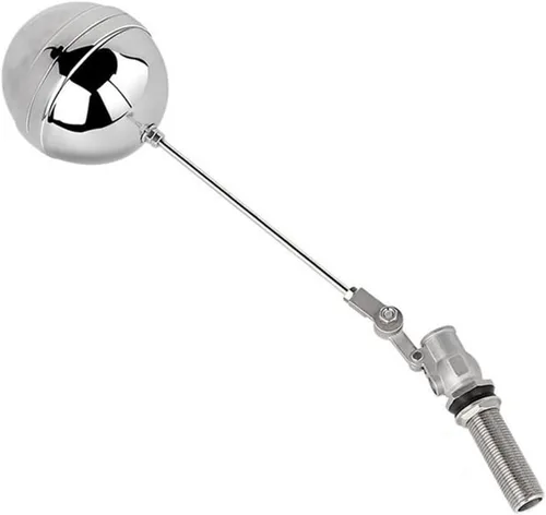 Vista 4 de Adjustable 304 Stainless Steel Float Ball Valve, 1/2 Inch Water Level Controller for Water Tanks and Towers(1/2inch 30mm)