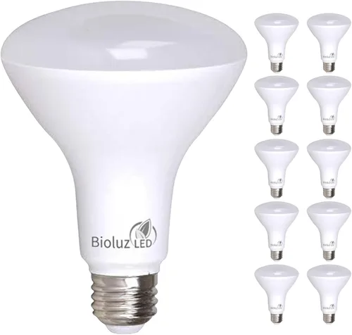 Vista 6 de Bioluz LED BR30 foco de ledes, 90 CRI regulable, 800 lúmenes. 65 W-95 W foco BR30 de repuesto interior/exterior LED Flood foco en la lista UL
