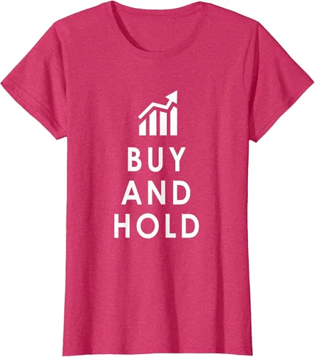 Vista 27 de Stocks Investing Buy and Hold Investor T-Shirt Asphalt Grey