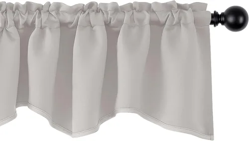 Vista 13 de Deconovo Cortinas opacas, aislamiento térmico, dobladillo para barra, reducción de ruido, certificado Oeko-TEX, cortinas de oscurecimiento