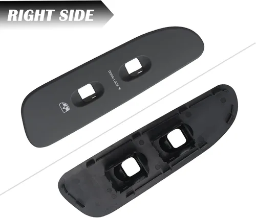 Vista 5 de Bisel para interruptor de ventana de puerta, parte delantera del lado del conductor y del pasajero compatible con Dodge Ram 1500 2500 3500 2005-2009