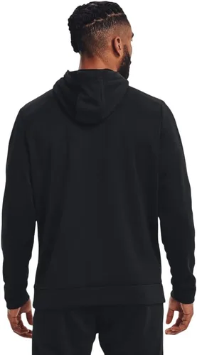 Vista 3 de Under Armour - Sudadera con capucha de Armour Fleece con logotipo grande para hombre