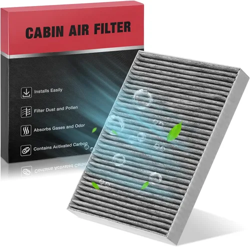 Vista 28 de BDFHYK 2 filtros de aire de cabina CF10136 con carbón activado compatibles con Chevy Uplander 2005-2009, Venture 2001-2005, compatibles con Buick