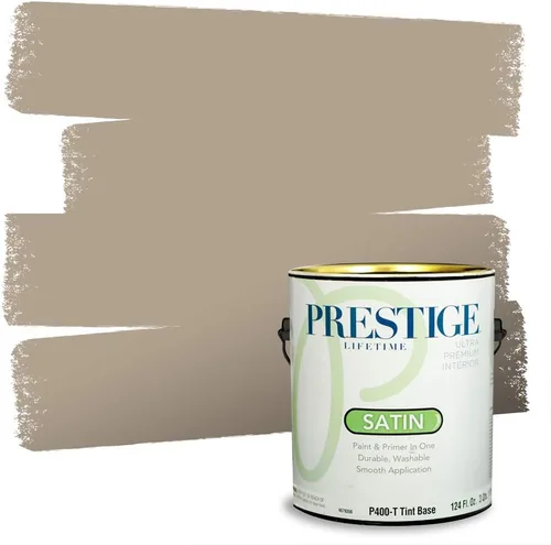 Vista 59 de PRESTIGE Pinturas Pintura Exterior e Imprimación en Uno, 1 Galón, Mate, Combinación Comparable de Sherwin Williams* Black Magic* SW6991-PCM