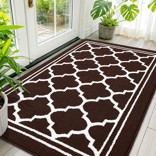 Vista 31 de Buganda Alfombra para Puerta Interior, Tapete Resistente a la Suciedad y Absorbente, Antideslizante, Alfombras de Perfil Bajo para Entrada
