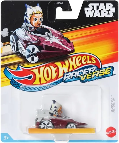 Vista 5 de Hot Wheels RacerVerse Vehículo de Juguete Ahsoka