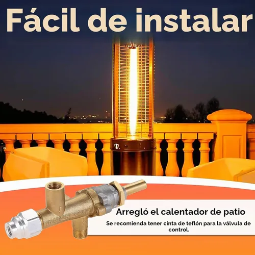 Vista 6 de Repuesto para válvula de control de calentador de patio de propano