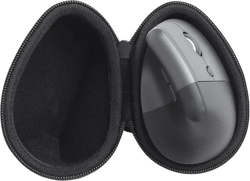 Vista 2 de Aenllosi Estuche de transporte rígido de repuesto para ratón ergonómico vertical Logitech Lift (negro)