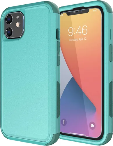 Vista 23 de Diverbox Funda para iPhone 11 [A prueba de golpes] [A prueba de caídas] [Protector de pantalla de vidrio templado], Funda de teléfono de Protección