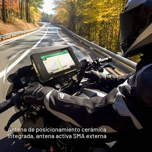 Vista 9 de HUGEROCK X70 Tablet Android resistente 7 pulgadas - 2600nits Tableta GPS de alto brillo para navegación de motocicleta, impermeable a prueba