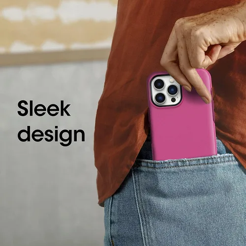 Vista 8 de OtterBox iPhone 13 Pro (Solo) - Funda de la Serie Symmetry - Cama de Rosas - Ultra-Elegante - Compatible con Carga Inalámbrica - Bordes Elevados