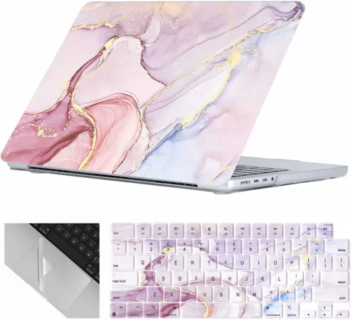 Vista 21 de Se7enline Funda rígida compatible con MacBook Pro de 13 pulgadas para Mac Pro de 13 pulgadas con/sin Touch Bar A1706/A1708/A1989/A2159 2016-2023