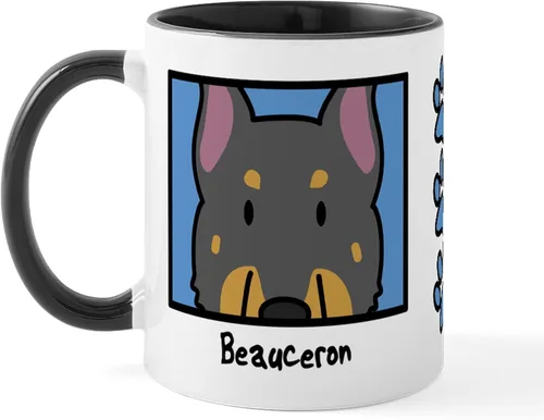 Vista 30 de CafePress Taza de café de cerámica Anime American Eskimo de 11 oz (11.0 fl oz)