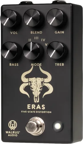 Vista 2 de Walrus Audio Pedal de distorsión de cinco estados, color negro