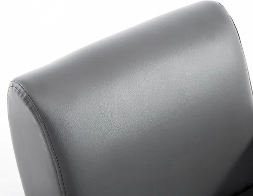 Vista 9 de Qaba Sofá mecedora para niños con bolsillo lateral, color gris