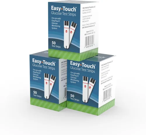 Vista 9 de Tiras de prueba de glucosa Easy Touch (100 unidades) Compatible con el sistema de monitoreo de glucosa EasyTouch