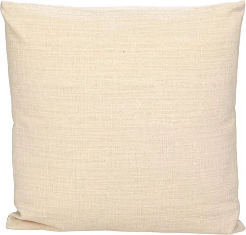 Vista 6 de Bloomingville Almohada estampada de algodón tejido con cara abstracta, multicolor