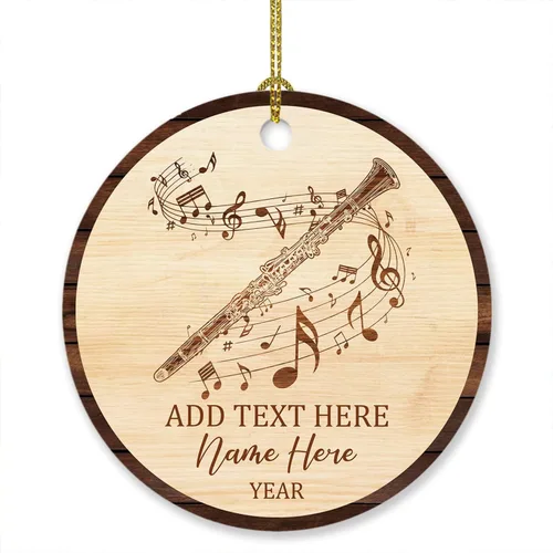 Vista 7 de Adorno de Navidad personalizado de acordeonista 2024, adornos de instrumentos musicales, adorno de acordeón, regalo para amantes de la música, texto