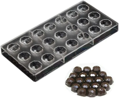 Vista 27 de Grainrain molde de chocolate de policarbonato, molde de barra de chocolate de policarbonato en forma de corazón, regalo para el día de San Valentín 1