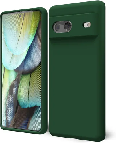 Vista 98 de oakxco para Google Pixel 6A Funda de teléfono de silicona líquida, diseño estético lindo y delgado para mujer y niña, cubierta de gel suave, lisa