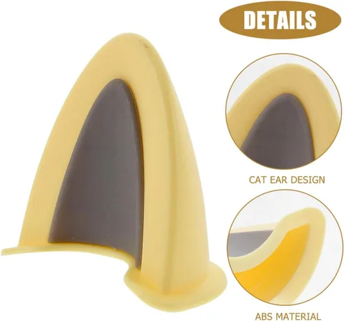 Vista 8 de HOMSFOU 3 Pares de Orejas de Gato para Casco Autoadhesivas Pegatinas Estilo Gatito Accesorios Lindas Decoraciones de Casco para Cascos