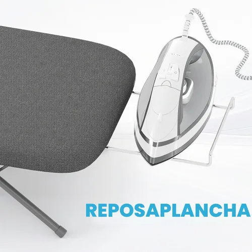 Vista 4 de KINGBOARD Tabla de planchar de mesa, tabla de planchar pequeña con soporte para planchar, tabla de planchar plegable, cubierta extragruesa, tabla
