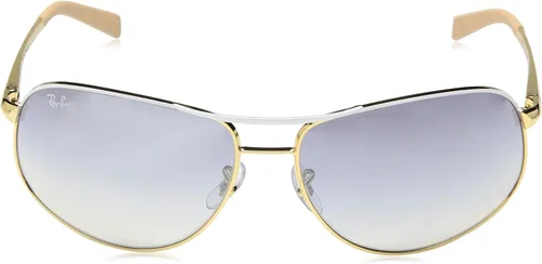 Vista 2 de Ray-Ban Aviator - Lentes de sol grandes y polarizados de metal 58 MM