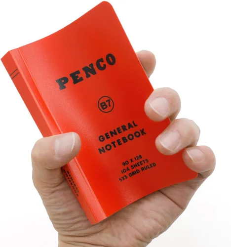 Vista 3 de Cuaderno Penco Hi-Tide CN158, B7, Cuadrado, Azul Marino