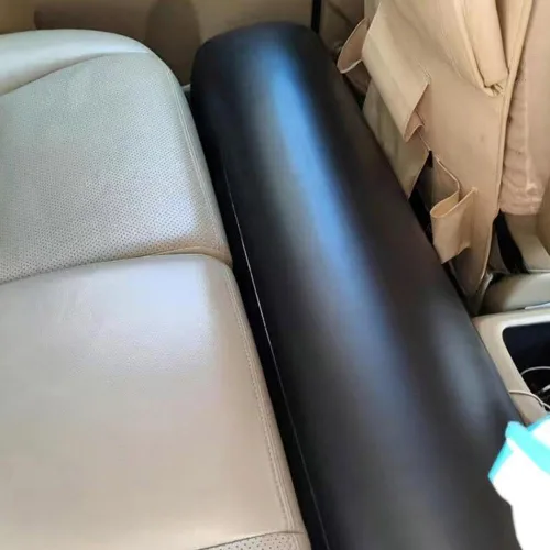 Vista 3 de Relleno de espacio para asiento trasero, accesorios inflables para colchón de automóvil, relleno inflable para espacios de asiento trasero del Azul