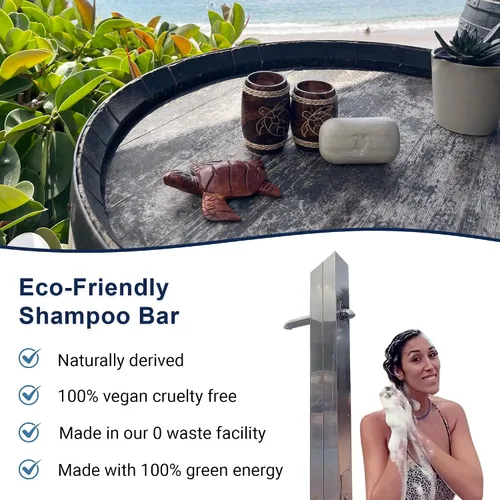 Vista 7 de Barra de champú para cabello fino con aceite de argán y kiwi, espuma suave, natural, verde, sin SLS, sin sulfato, sin jabón, cero residuos, vegano
