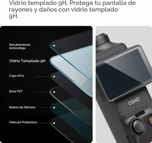 Vista 5 de Spigen GlasTR SLIM - Protector de pantalla para Osmo Pocket 3/4
