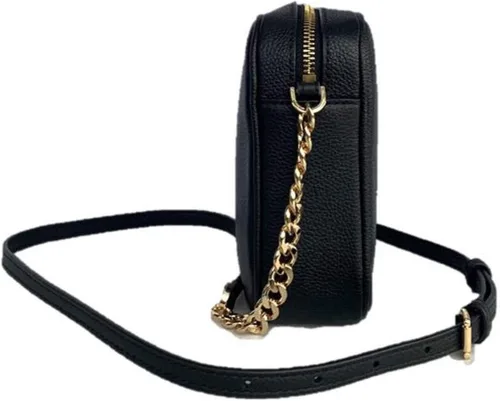 Vista 5 de Michael Kors Fulton Large EW Bandolera Cuero guijarro, Negro, Negro
