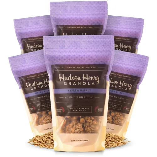 Vista 21 de Hudson Henry Granola, arce, pecana y coco, paquete de 12 onzas, paquete de 3, proyecto verificado sin OMG
