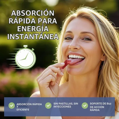 Vista 2 de Essential Source Tiras de energía B12 Metilcobalamina 2000mcg, 5 tiras