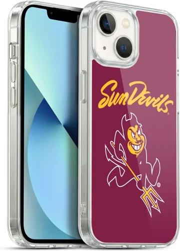 Vista 156 de Head Case Designs Funda de gel ASU Camou con licencia oficial de la Universidad Estatal de Arizona [protección de grado militar] compatible