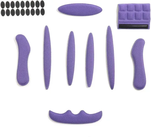 Vista 11 de Kit de acolchado para casco, 27 piezas, repuesto de bicicleta, almohadillas de espuma universales, juego de cojines para casco de bicicleta