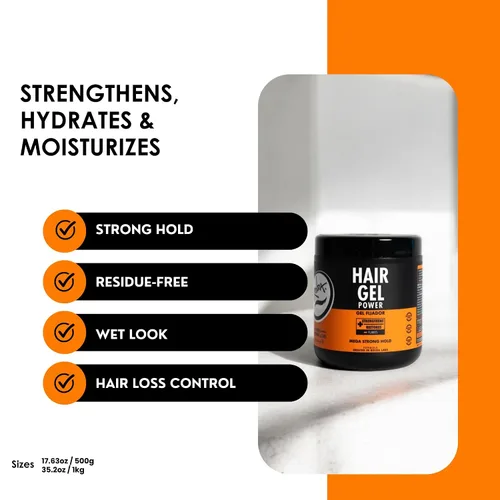 Vista 6 de Rolda Power Styling Gel Control de pérdida de cabello 17.6oz