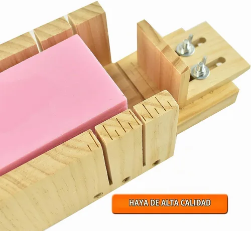 Vista 7 de Artcome Kit de moldes de corte para hacer jabón de pan, juego de moldes de jabón de madera ajustable multifunción - Juego de moldes rectangulares