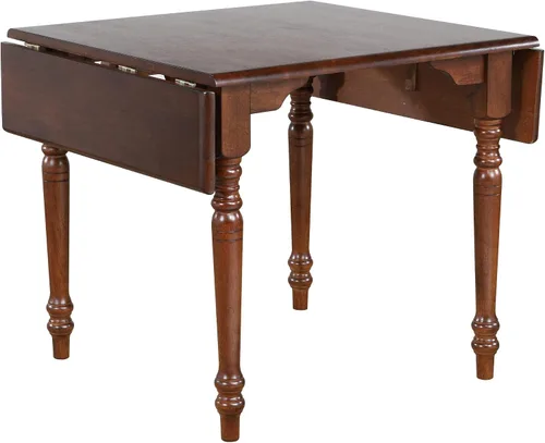 Vista 5 de Sunset Trading Andrews - Juego de comedor rectangular de 3 piezas de 48 pulgadas Mesa de hojas colgantes expandible Sillas Arrowback totalmente