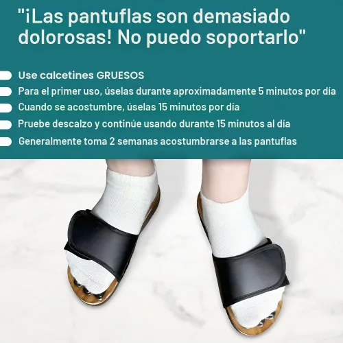 Vista 4 de Neo Reflexology Sandals. Sandalias terapéuticas de piedras naturales de reflexología, 1