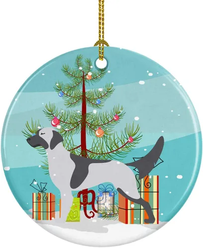 Vista 46 de Caroline's Treasures Cavalier King Charles Spaniel - Adorno de cerámica para árbol de Navidad, decoración colgante para el hogar, Navidad, fiestas