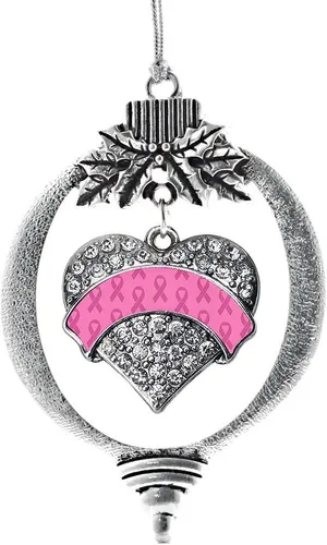 Vista 192 de Inspired Silver - Adorno con dije de hermana gemela - Adornos navideños de plata con circonitas cúbicas