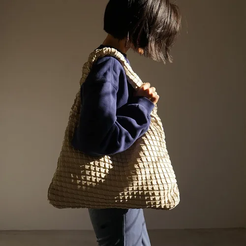 Vista 7 de KWANI Bolso Hobo texturizado para mujer y mujer